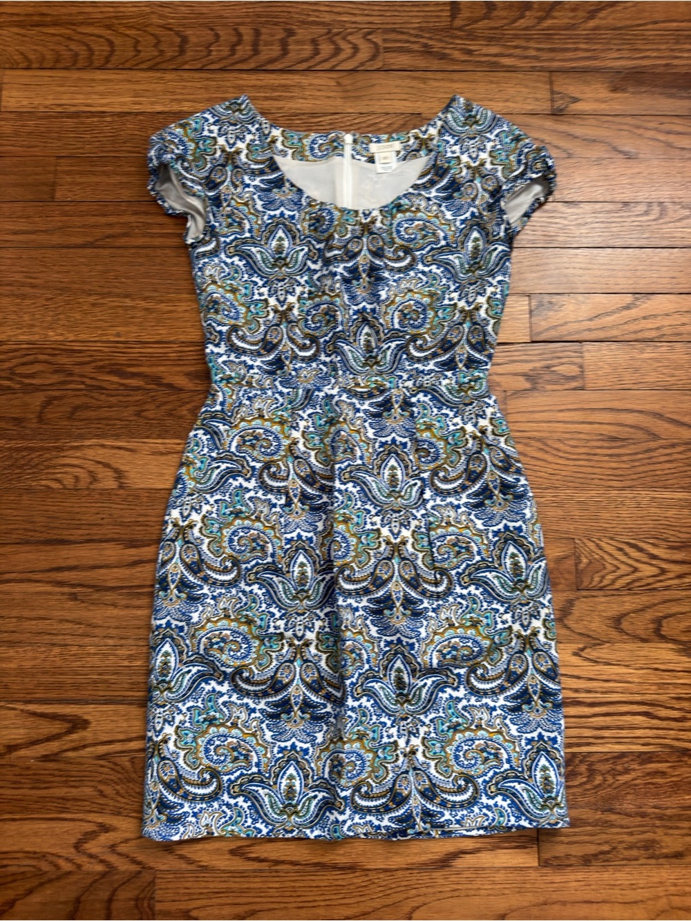 J. Crew Paisley Sheath Dress